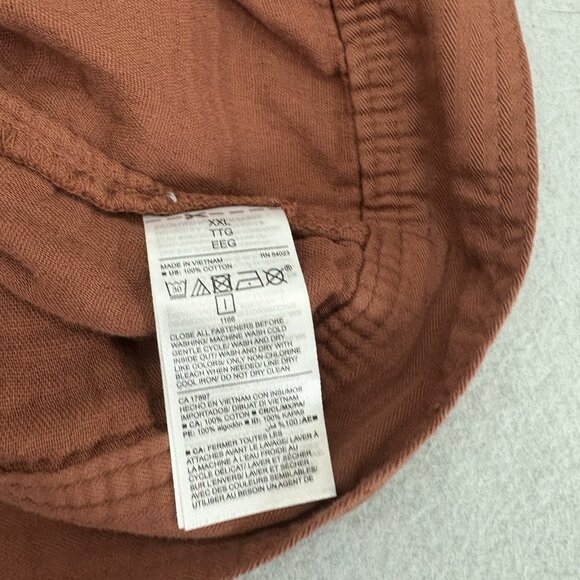 Old Navy XXL Cropped Textured Gauze Twill Utility Jacket Sedona Boho, Casual - Picture 11 of 12